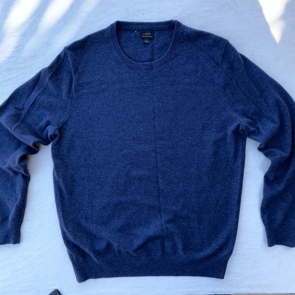 J. Crew Cashmere Crewneck Sweater in solid - Picture 5 of 11